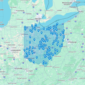 Urbex Map Ohio, United States (USA) - Urban Exploration