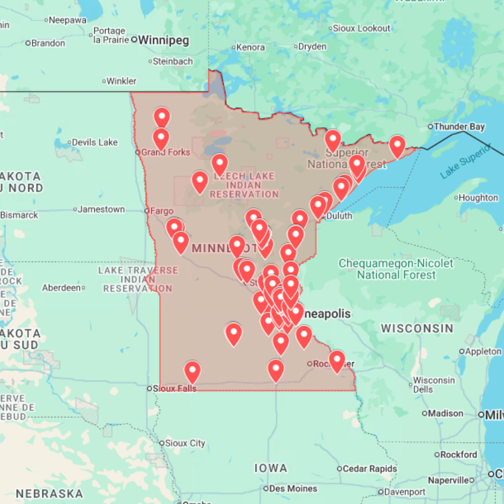 Minnesota Urbex Map (USA) - Urban Exploration
