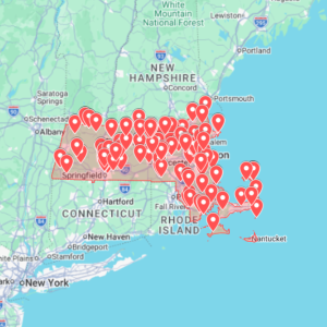 Massachusetts Urbex Map (USA) - Urban Exploration