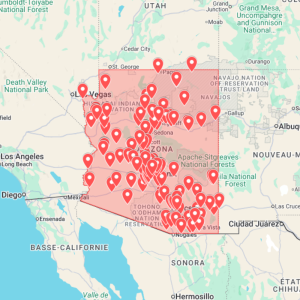 Urbex Map Arizona, United States (USA) - Urban Exploration