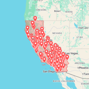California Urbex Map