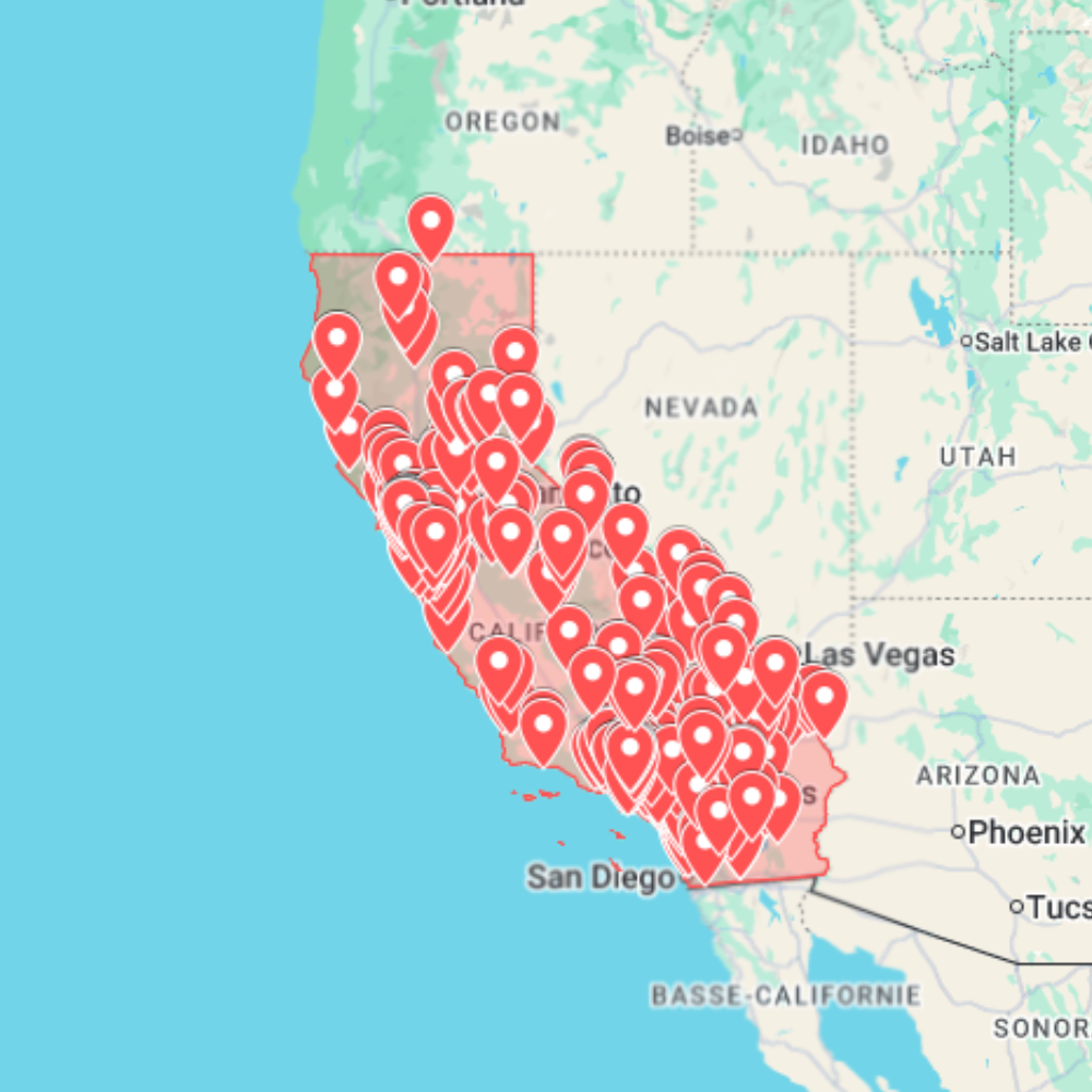 California Urbex Map