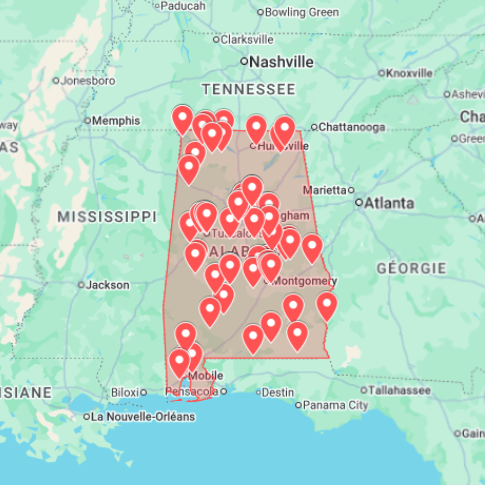 Urbex Map Alabama