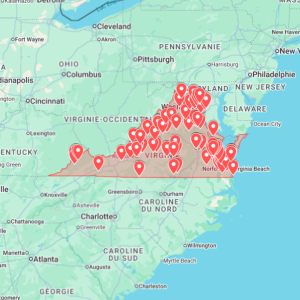 Virginia Urbex Map (USA) - Urban Exploration