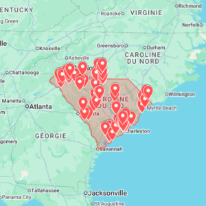 South Carolina Urbex Map (USA) - Urban Exploration