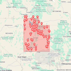 Utah Urbex Map (USA) - Urban Exploration