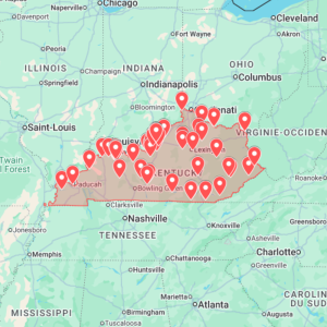Kentucky Urbex Map (USA) - Urban Exploration