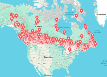 Canada Urbex Map product preview